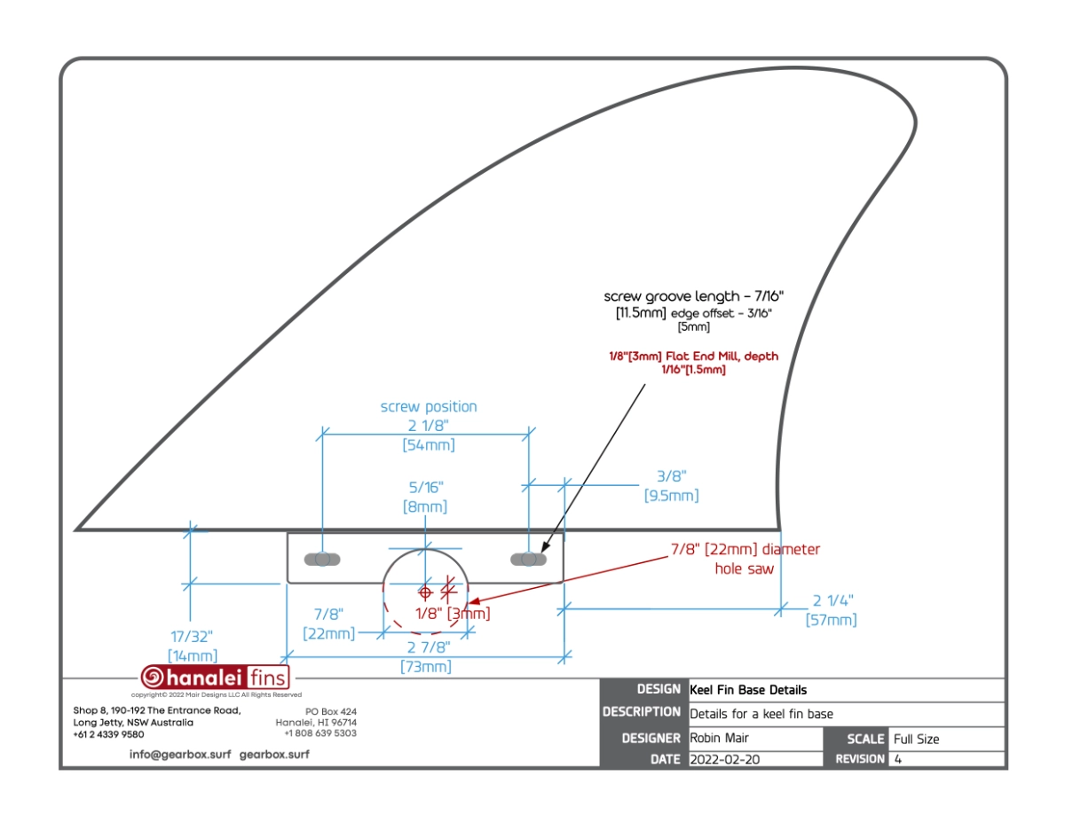 Keel Fin Base