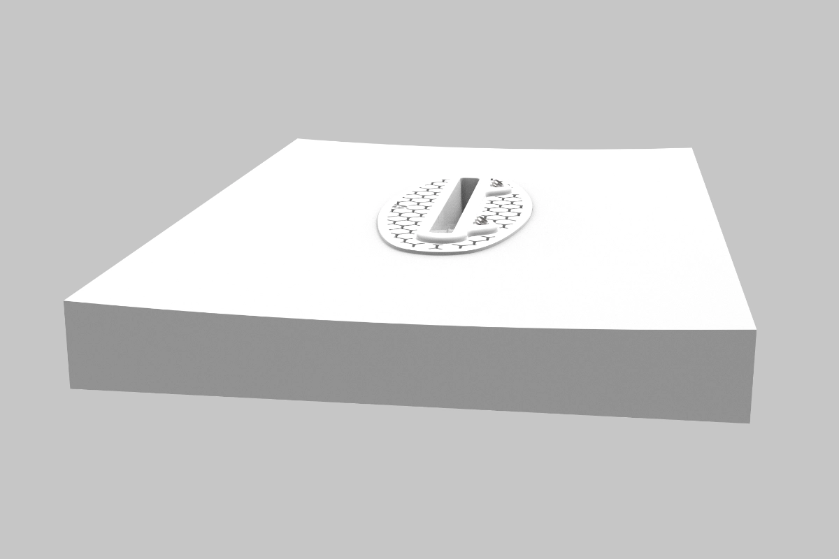Normal rout would leave the box sitting above the lip of the cavity