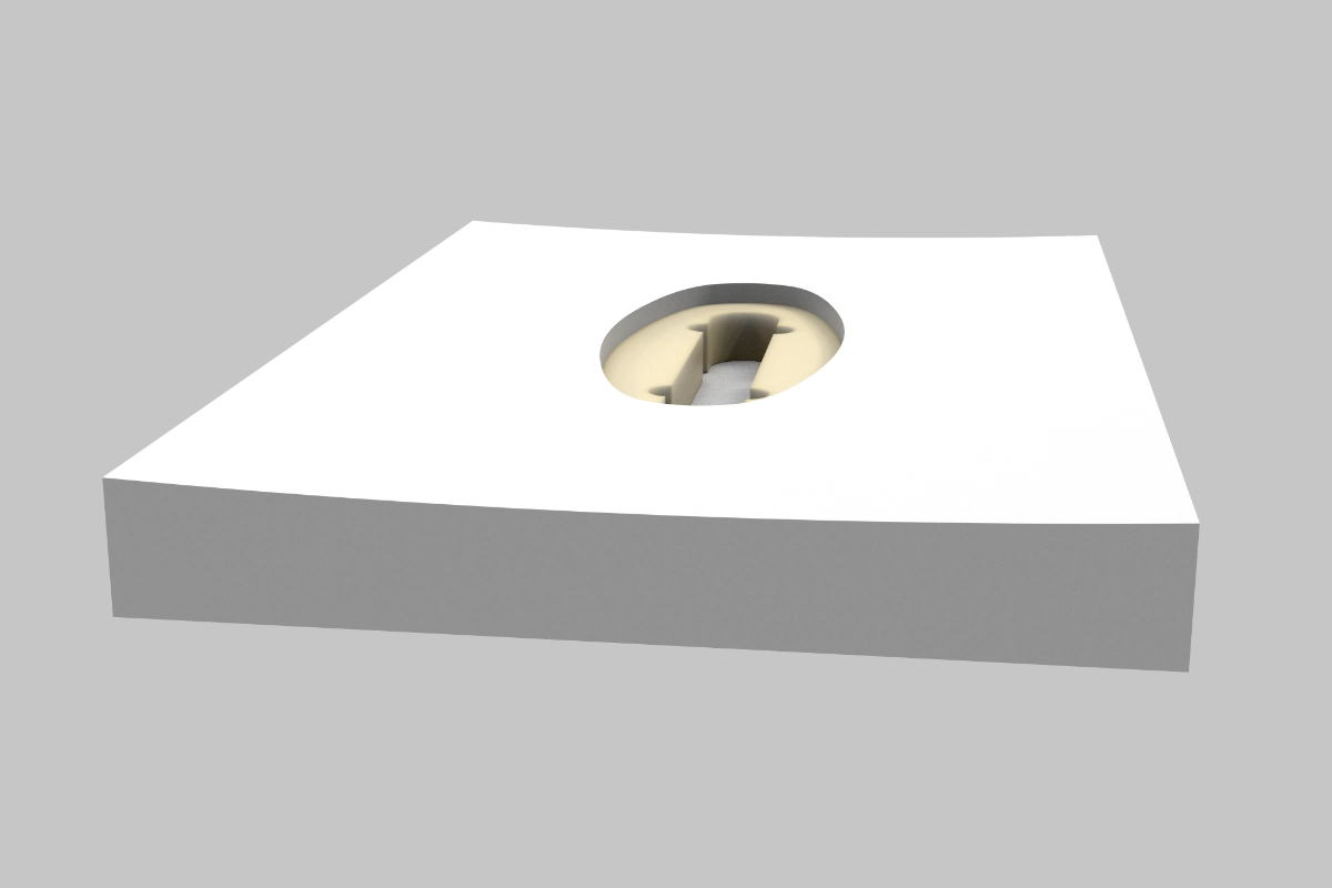 Final routed cavity